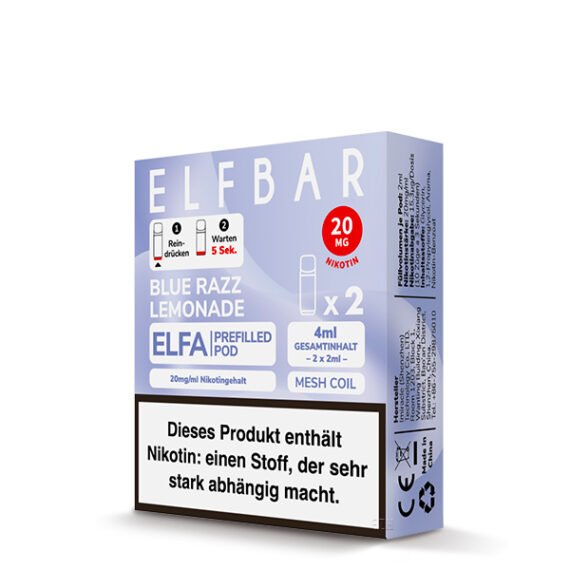 ELFA CP Prefilled Pod - Blue Razz Lemonade